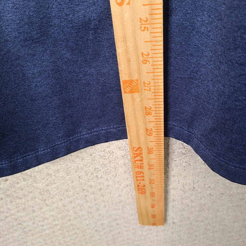 Spyder Active Shirt Mens XL Blue Black ProWeb Long Sleeve Performance Crew Neck - Picture 8 of 9